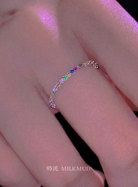 纯银简约小众设计戒指