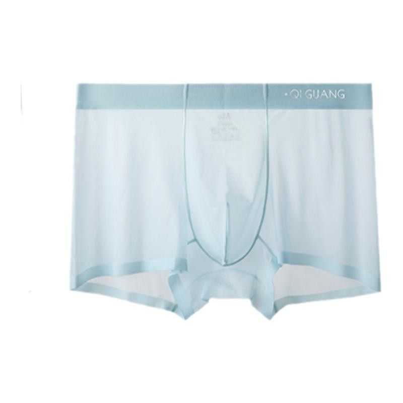 栖光面膜裤舒适透气男士薄款速干大码运动抗菌中腰无痕冰丝内裤男,淘宝优惠券,粉丝福利购,淘宝优惠卷