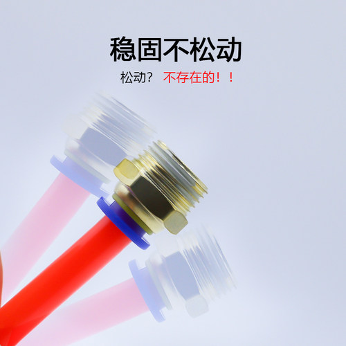气管快速接头气动元件PC8-02螺纹直通快接气源气缸外丝10-01 - 图2