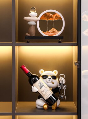 速发酒柜装饰品摆件家档客厅轻奢高居电视餐边高软装柜级感工艺品