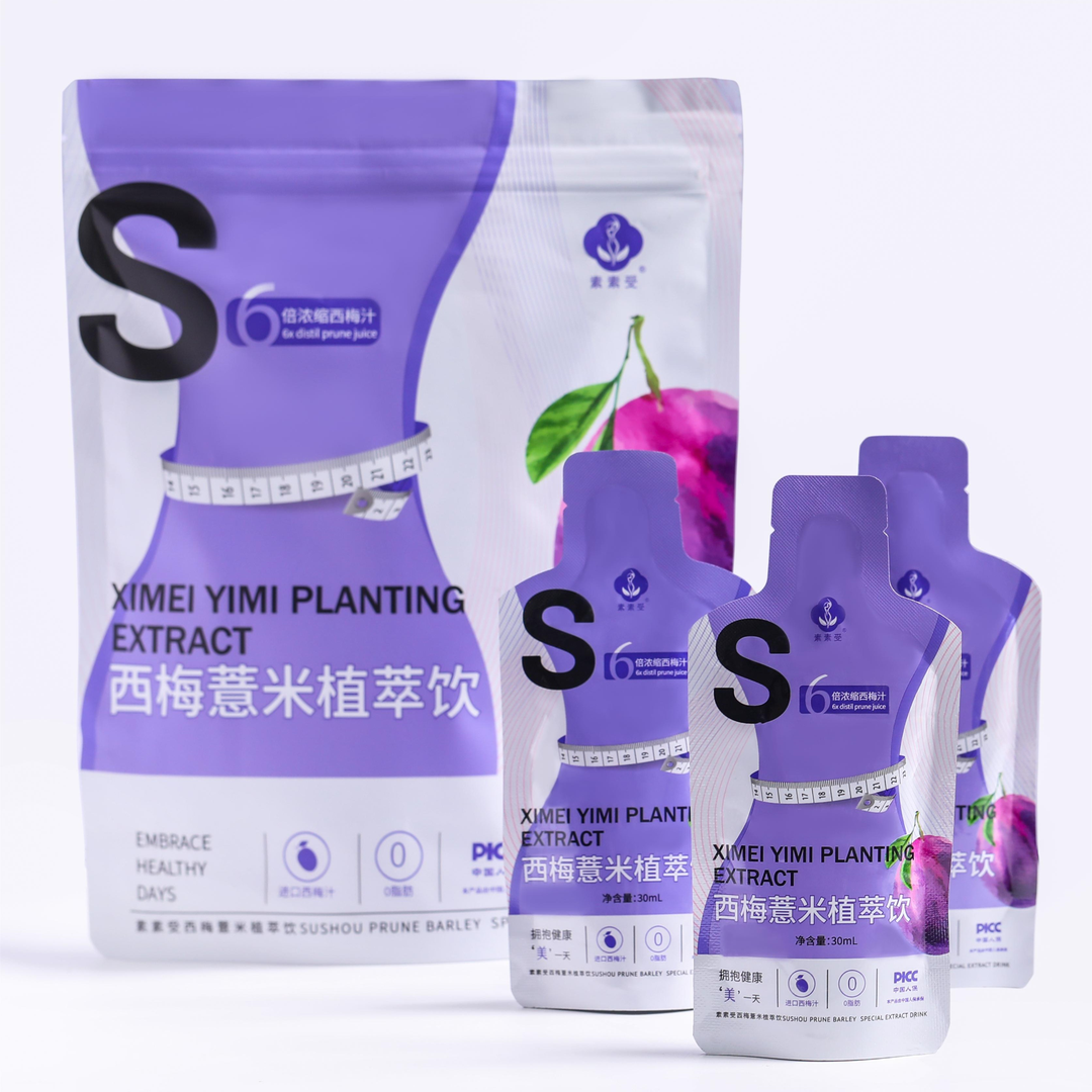 【36袋】素素受西梅薏米特膳植萃饮益生元益生菌去湿减重 30ml/袋 - 图0