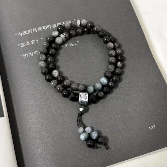 New Chinese style Chinese style bracelet niche design beaded bracelet ins high-end sense high-value couple style