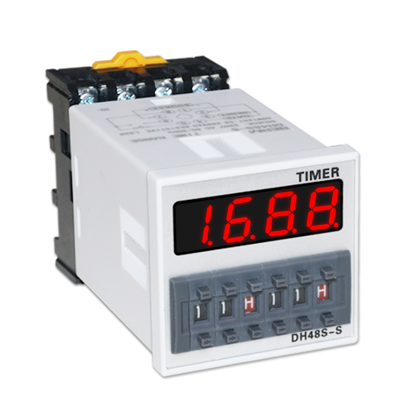DH48S-S数显循环时间继电器380V24V12v220V小型可调延时继电器 - 图2