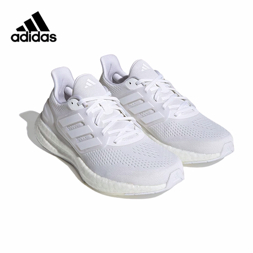 adidas阿迪达斯男女PUREBOOST 23 WIDE网面跑步鞋boost男鞋IF8064-图0