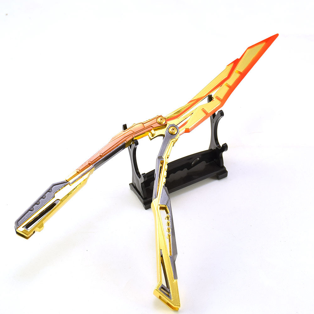穿越火线模型现货CF穿越火线炽芒蝶刃武器模型全金属工艺品摆件蝴蝶刀玩具兵器