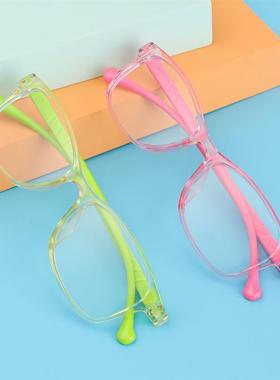 Square Anti-blue Light Kids Glasses Optical Frame Children B