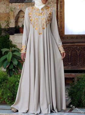 Muslim black abaya islamic clothing for women dubai kaftan r