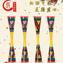 Guangxi Pan-rope Yao Ethnic Long Drum Ethnic Encourage to Dance Adult Students Yao Ethnic Long Drum Crafts Drum Decorative drum Miao ethnic drum