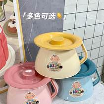 Spittoon Domestic urinals Pee Bucket Adult Nightpot Pregnant pregnant girl Childrens childrens bedroom with cover toilet Baby small bedpan