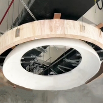 Bowl-shaped hemispherical shape GRG ceiling material Customized GRG arc ceiling glass reinforced gypsum products manufacturer