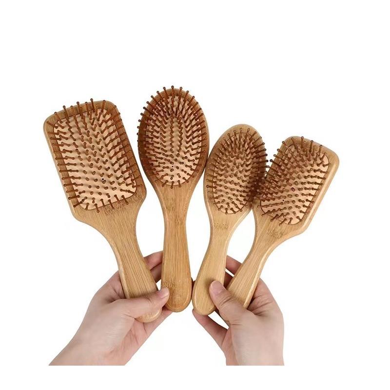 Premium Wooden Bamboo Hair Brush Improve Hair Growth Wood - 图3