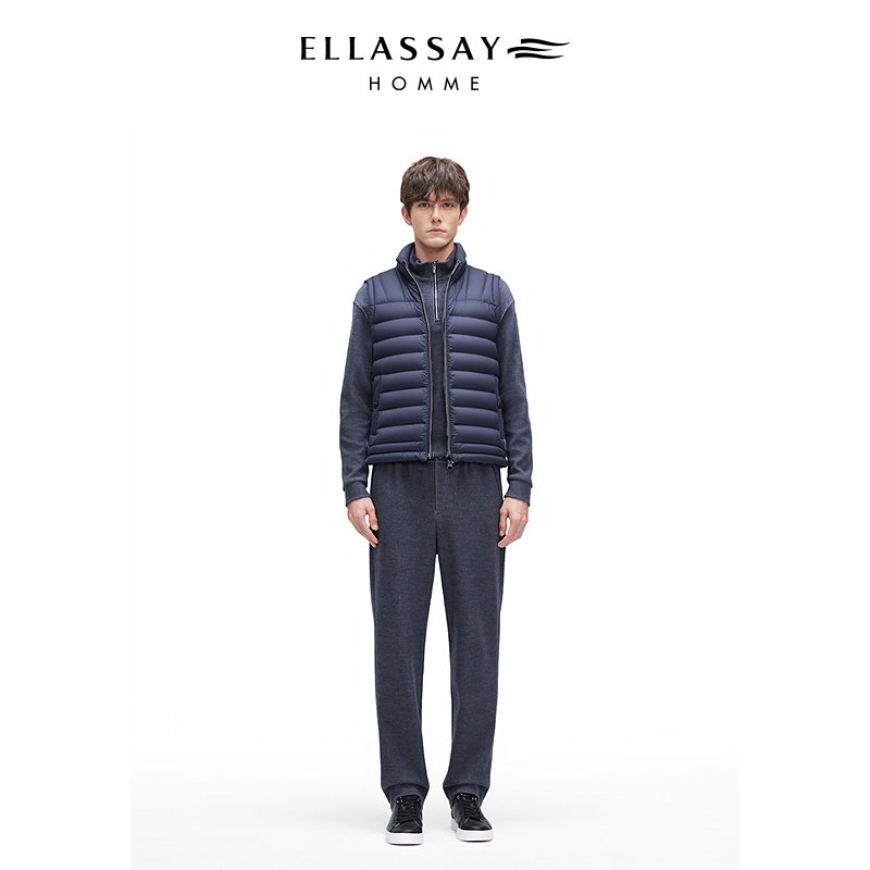 ELLASSAY歌力思男装26年新款鹅绒蓬松保暖羽绒服马甲EME371L00500,淘宝优惠券,粉丝福利购,淘宝优惠卷