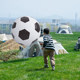 Grand ballon de football gonflable en plein air, jouet interactif parent-enfant, ballon géant pour enfants de la maternelle, plage, pelouse, spécial