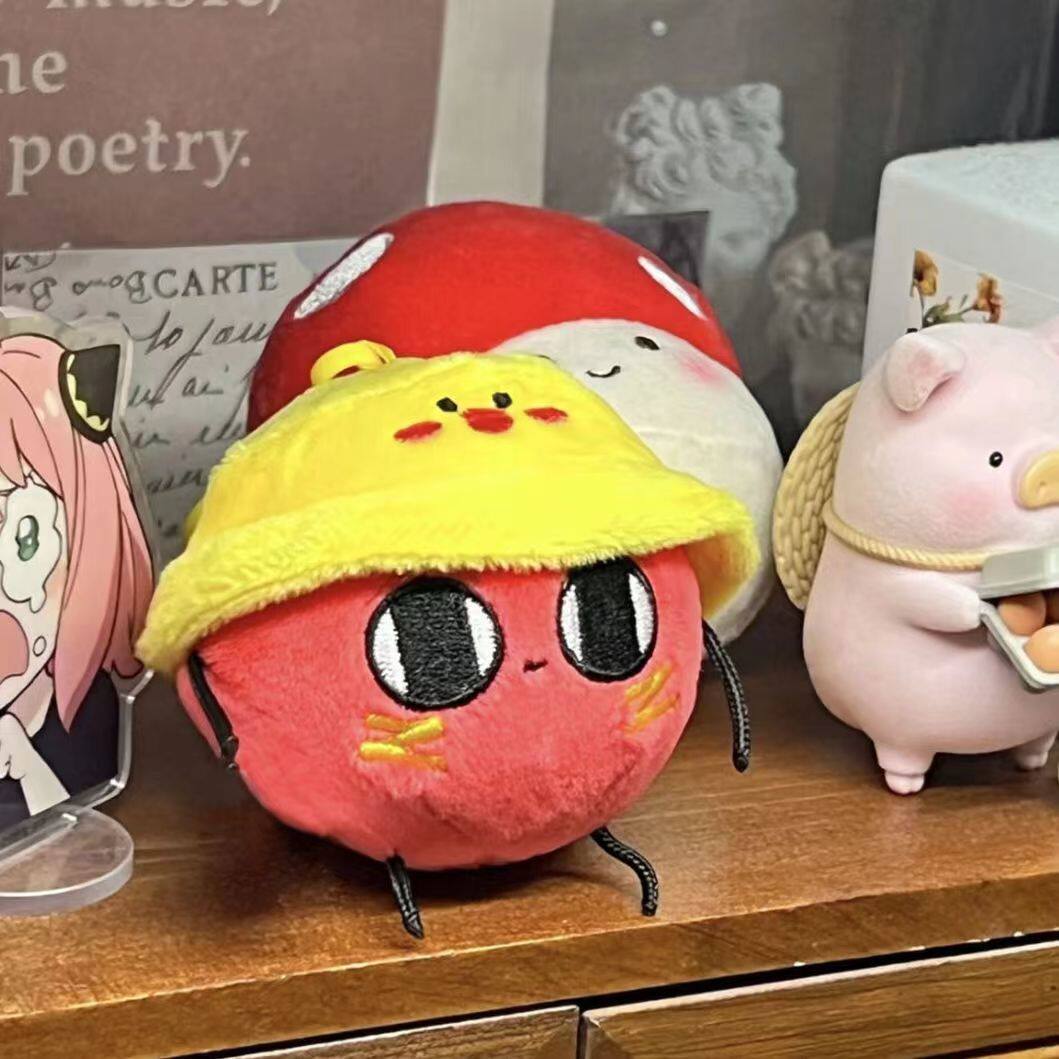 蛋仔派对挂件【蛋仔派对】游戏周边红小豆公仔毛绒包挂件百搭可爱挂饰创意玩偶