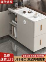 Xinjiang Sofa Side Cabinet Side Cabinet rock plate edge Several tables Small family Type minimalist modern corner Several small tea table New