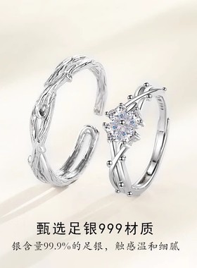 【法国品牌】四叶草情侣一对戒指