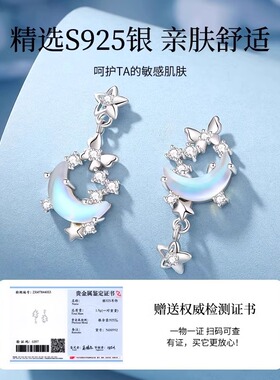 【纪诗顿正品】逐梦星河纯银耳钉