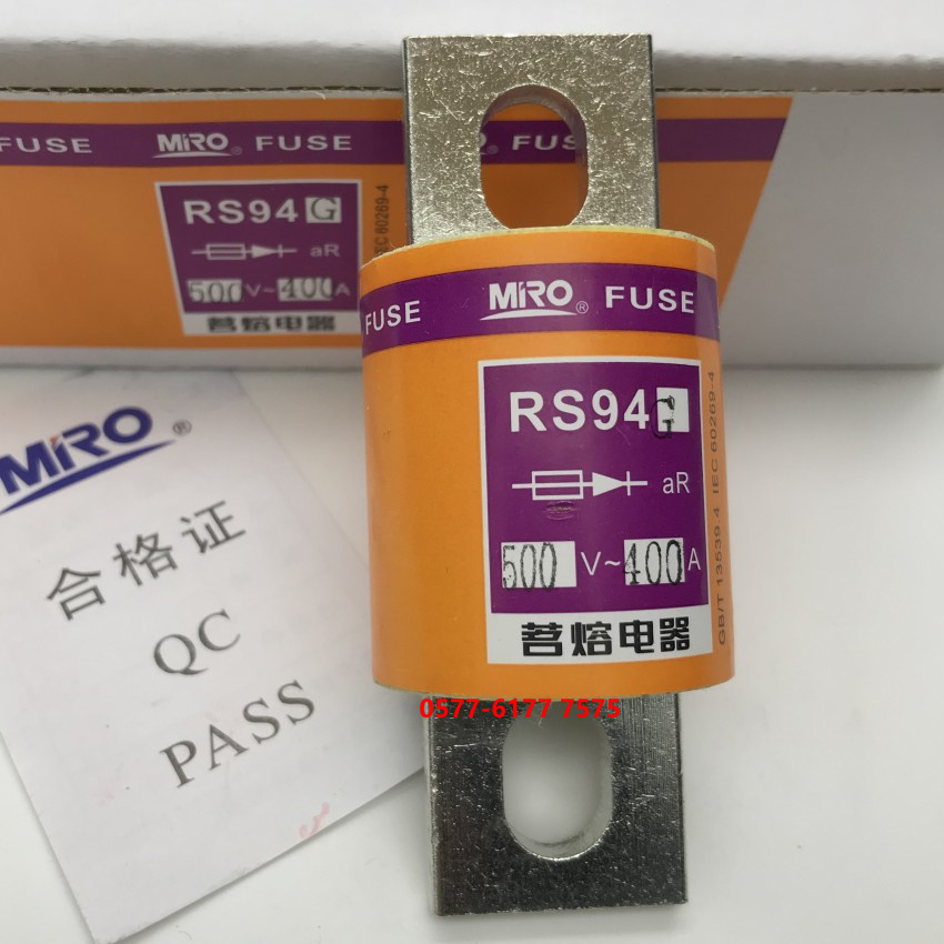 茗熔RS94G 500V 300A 250A 200A 180A 150A 125A 100A快速熔断器 - 图0