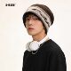 Cold hat planet winter warm and face-showing small pile hat