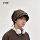 Cold Hat Planet Autumn and Winter Leather Baotou Pile Hat Shows Your Face