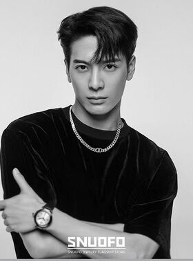 明星同款项链钛钢古巴链