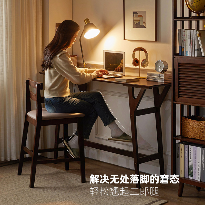 极速家用实木高脚凳吧台酒吧前台椅靠背椅奶O茶店高凳子书桌办公,淘宝优惠券,粉丝福利购,淘宝优惠卷