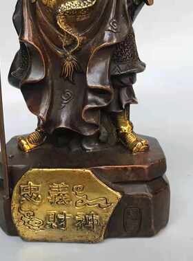 新品纯铜忠义关i公武财神佛像供奉摆件骑马关云长客厅玄关办公室