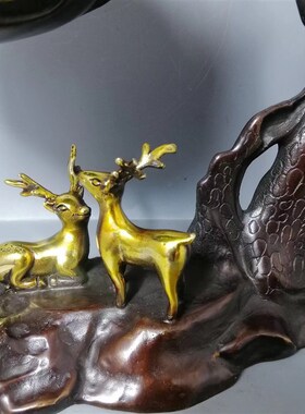 新品铜盘龙熏香炉摆件纯r铜镂空倒流熏香炉盘香线香家用室内檀香