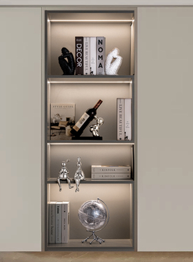 速发2022新款客厅酒柜家组装饰品摆件简约轻奢高档装套居合高级感