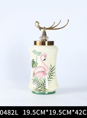 速发陶州漆彩陶瓷工艺礼视摆饰家居陶瓷密封罐电品柜玄关摆件潮瓷