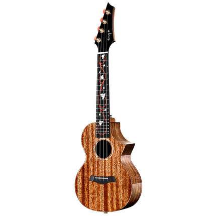 enya 恩雅M6全单尤克里里全单板初学者电箱26/23寸小吉他儿童女男 - 图3