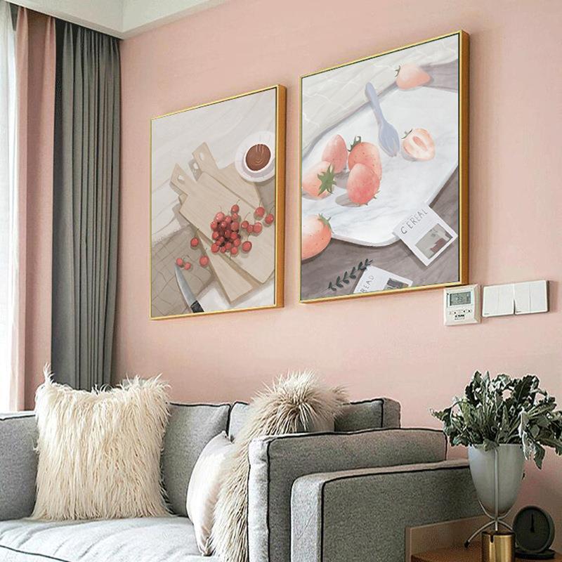 北欧餐厅装饰画现代简约壁画中式饭厅餐桌画客厅背景挂画卧室墙画 - 图2