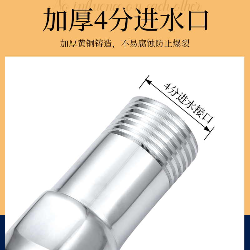 带锁水龙头户外防盗4分单冷拖把池水嘴加长室外钥匙洗衣机水龙头 - 图3