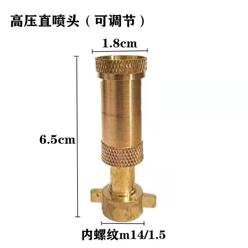 农用打药机电动喷雾喷雾器直喷打药喷头园林园艺雾化高压可调配件 - 图0