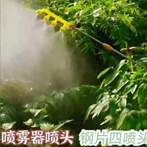 农用喷雾器喷头钢片4喷头农用喷雾器配件电动手动打药机通用多头 - 图1