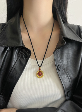 新中式转运珠吊坠项链