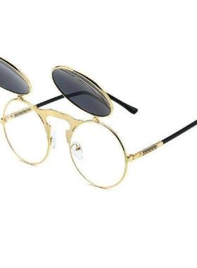 Classical Punk Flip Sunglasses Men Women Brand Designer