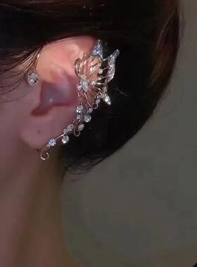 Korean Elf Butterfly Ear Cuff Without Piercing Clip Earrings