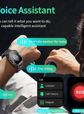 2025 Rugged Military Smart Watch Men Outdoor Watches lP68 Wa