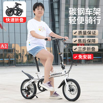 Free to install fashion fold 12 inch 14 inch male and female adult pro foot pedal bike scooter