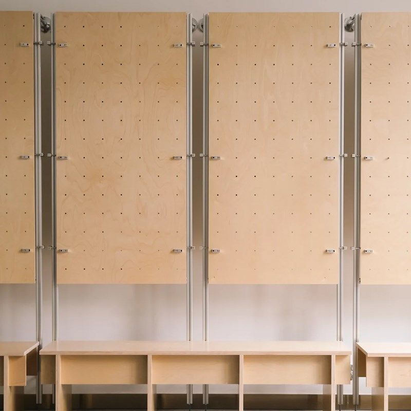 Top-level hole board marine board aluminum profile entrance partition display cabinet bucket cabinet container shelf