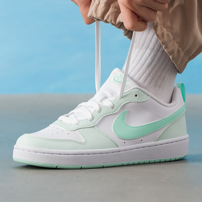 NIKE耐克板鞋女鞋春季新款青少年大童运动鞋COURT低帮休闲鞋,淘宝优惠券,粉丝福利购,淘宝优惠卷