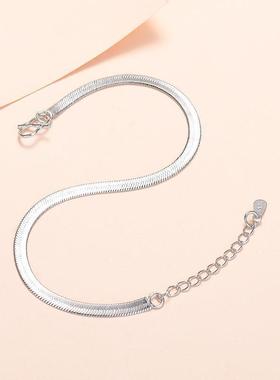 925 Sterling Silver Butterfly Cross Charms Bracelet For