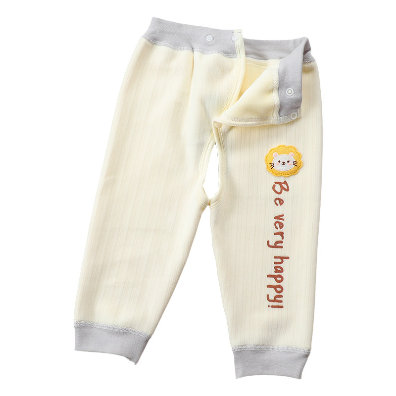 婴儿裤子加绒保暖开裆裤秋冬外穿新生儿宝宝分体长裤无骨打底睡裤,淘宝优惠券,粉丝福利购,淘宝优惠卷