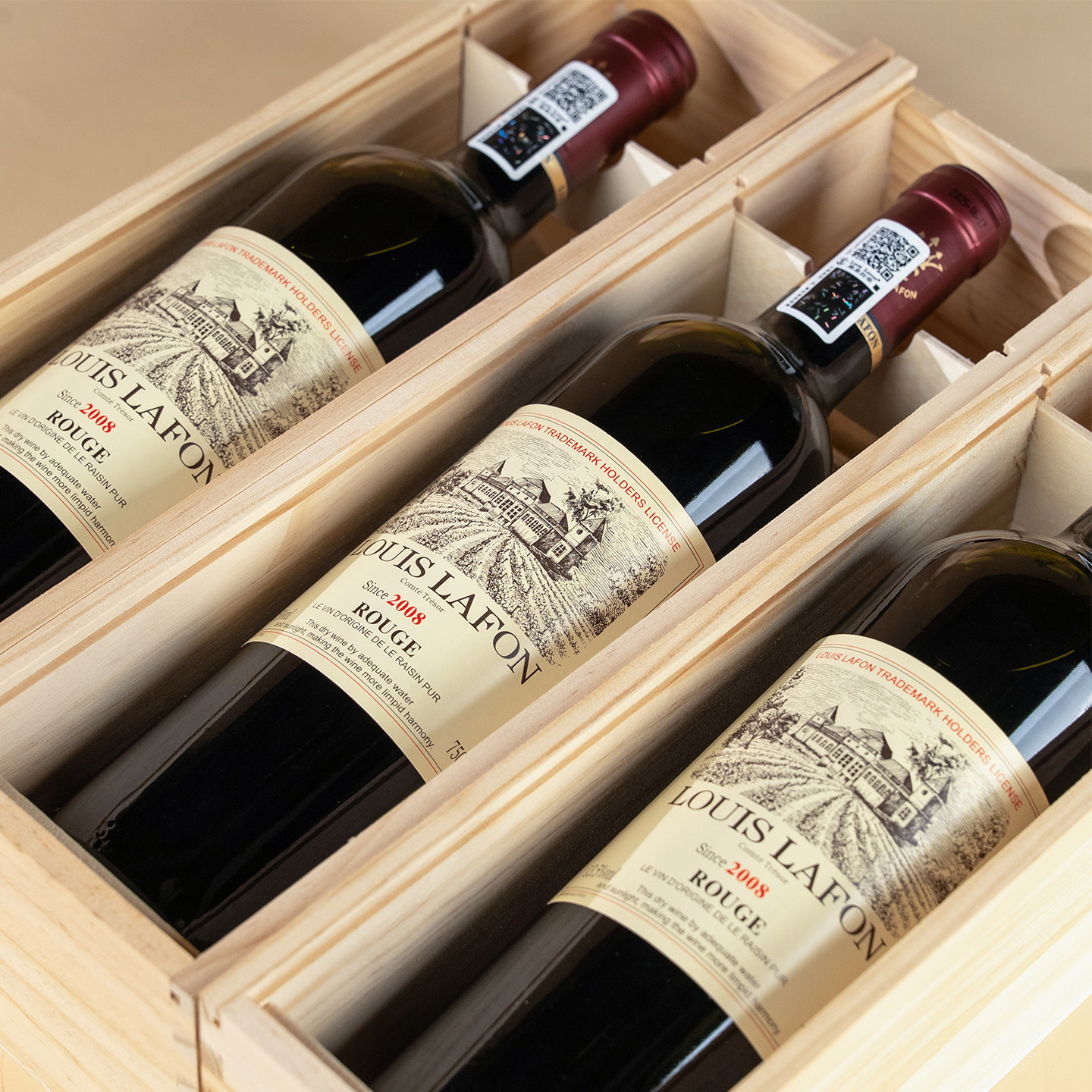 路易拉菲2008红酒整箱六瓶礼盒装送礼法国进口干红葡萄酒官方正品,淘宝优惠券,粉丝福利购,淘宝优惠卷