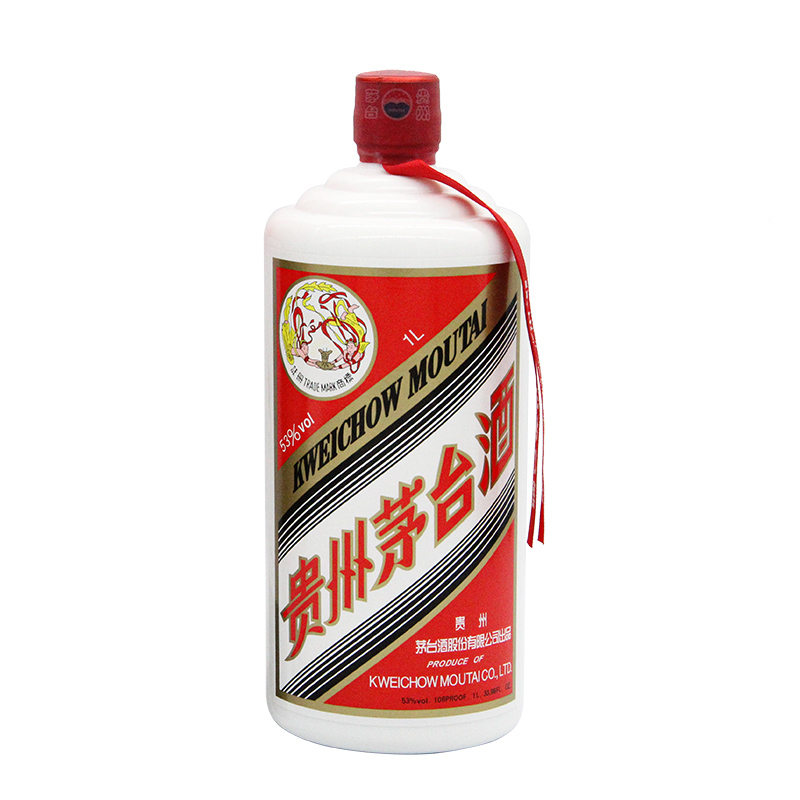 2022年53度1L飞天牌茅台酒盒装-图0