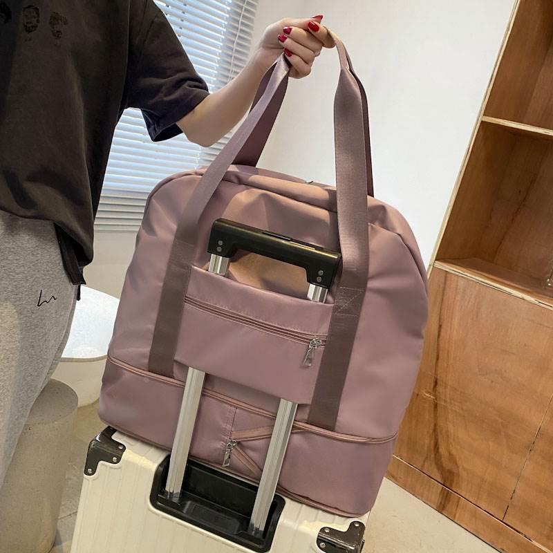 可套行李箱拉杆上的收纳包收纳袋行李袋拉杆箱的旅行包可挂女手提-图1