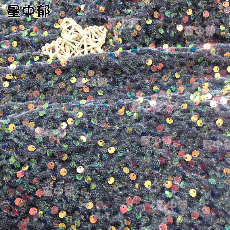 5mm绒布亮片布料舞台礼服面料弹力不倒绒布料面料,淘宝优惠券,粉丝福利购,淘宝优惠卷