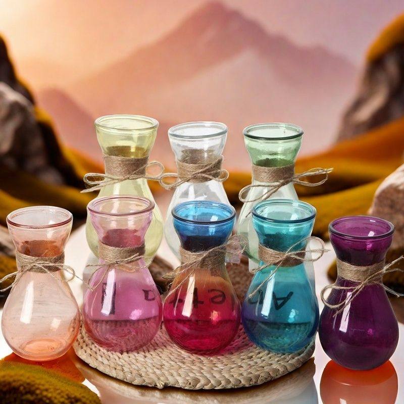 桌面装饰水培绿萝摆件器皿透明玻璃花瓶风信子简约客厅办公室花瓶,淘宝优惠券,粉丝福利购,淘宝优惠卷