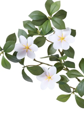 跨境仿真栀子花室内家居装饰摆件婚庆仿真花酒店布置摄影道具假花